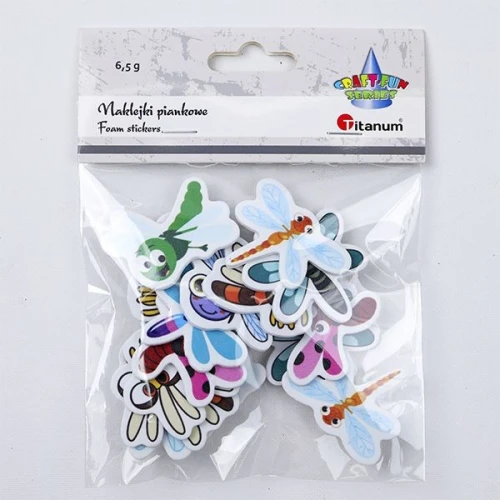 Naklejka (nalepka) Craft-Fun Series piankowe Wesołe owady Titanum (25QS0901-5)