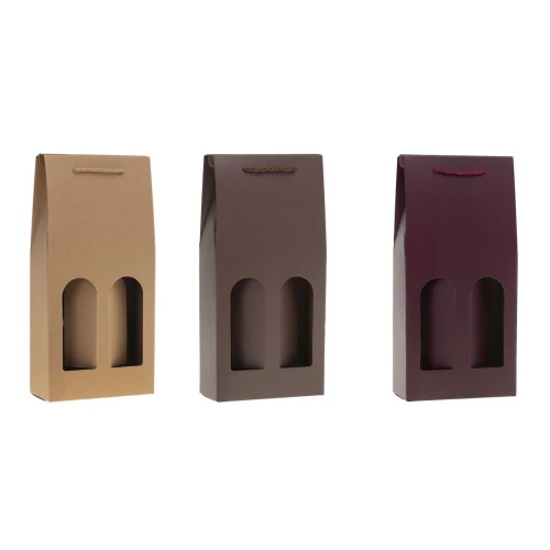 Torba prezentowa [mm:] 190x390x 90 Rozette (Torebka BB double bottle(18x39x9))