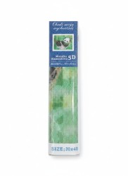 Zestaw kreatywny Diamentowa mozaika 30x40cm Panda w hamaku Flamingo Line (1(43))