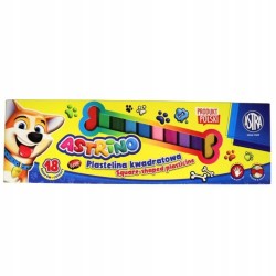 Plastelina 18 kol. mix Astrino (303125001)