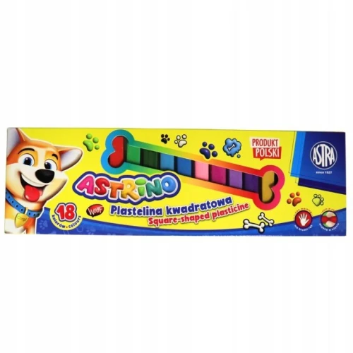 Plastelina 18 kol. mix Astrino (303125001)