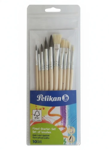 Pędzel 5 płaskich + 5 okrągłych nr 5 Pelikan (400191587)