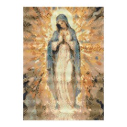 Zestaw kreatywny Diamentowa mozaika 30x40cm Matka Boża z Guadalupe Flamingo Line (ST25878)