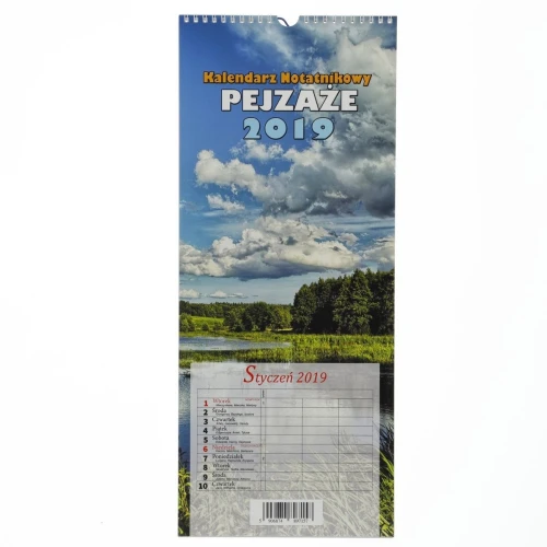 Kalendarz ścienny wieloplanszowy 220mm x 500mm Beskidy