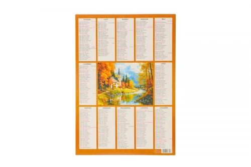 Kalendarz ścienny plakietka 240mm x 340mm Darrieus