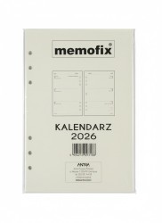 Wkład do organizera kalendarz a5 2027 Antra (TDW)