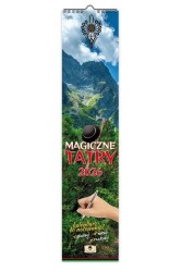 Kalendarz ścienny PASKOWY WĄSKI MAGICZNE TATRY 106mm x 470mm Pan Kalendarzyk (KPW V.4)