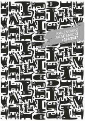Kalendarz nauczyciela książkowy (terminarz) akademicki Pcv bezbarwny czarny kot A5 143mm x 204mm Wokół Nas (A5TA072B)
