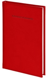 Kalendarz nauczyciela książkowy (terminarz) akademicki Vivella czerwony A5 143mm x 204mm Wokół Nas (A5TA071B)