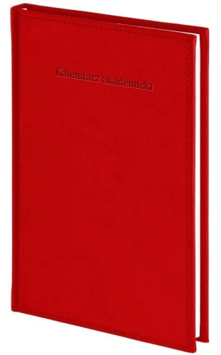 Kalendarz nauczyciela książkowy (terminarz) akademicki Vivella czerwony A5 143mm x 204mm Wokół Nas (A5TA071B)