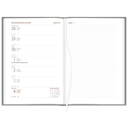 Kalendarz nauczyciela książkowy (terminarz) akademicki Vivella czerwony A5 143mm x 204mm Wokół Nas (A5TA071B)