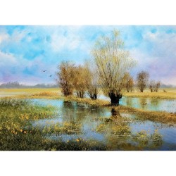 Kalendarz ścienny POLSKIE ZAKĄTKI 13-planszowe A4 280mm x 200mm Lucrum (RW6)