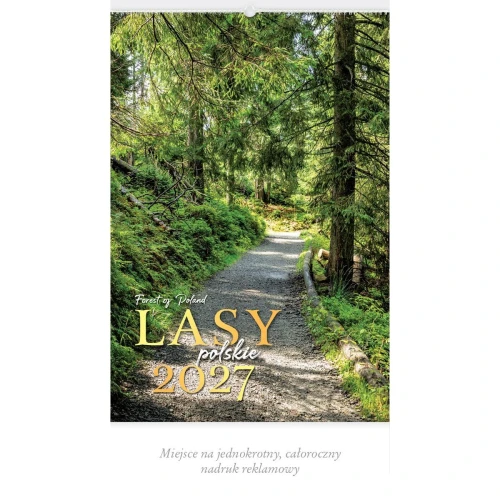 Kalendarz ścienny LASY POLSKIE 13-planszowe A3+ 320mm x 470mm Lucrum (RW06)