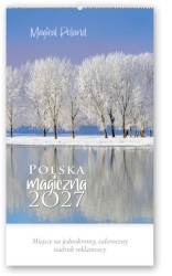 Kalendarz ścienny MAGICZNA POLSKA 13-planszowe 320mm x 470mm Lucrum (RW02)