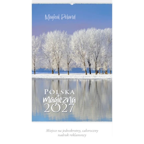 Kalendarz ścienny MAGICZNA POLSKA 13-planszowe 320mm x 470mm Lucrum (RW02)