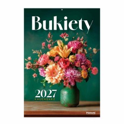 Kalendarz ścienny BUKIETY 205mm x 295mm Press (16 STRON)