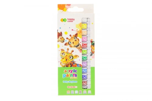 Farba akrylowa kolor: mix 12ml Happy Color (HA 3340 0012-K12)