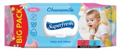 Chusteczki higieniczne nawilżane dla dzieci 120 szt Superfresh (BS-SF-619010)