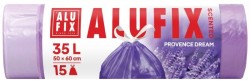 Worki na śmieci zapachowe lawenda kolor: fioletowy 35L 15 szt Alufix (BS-AX-669619)