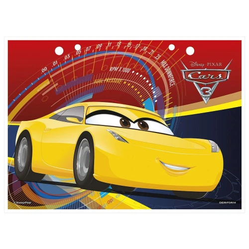 Wkład do segregatora Cars z nadrukiem A5 Derform (wa5ca)
