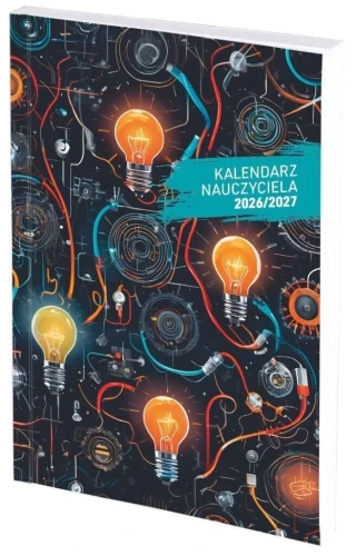 Kalendarz nauczyciela książkowy (terminarz) PCV bezbarwny Energia A5 143mm x 204mm Wokół Nas (A5TN078B)