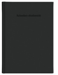 Kalendarz nauczyciela książkowy (terminarz) akademicki Vivella czarny A5 143mm x 204mm Wokół Nas (A5TA071B)