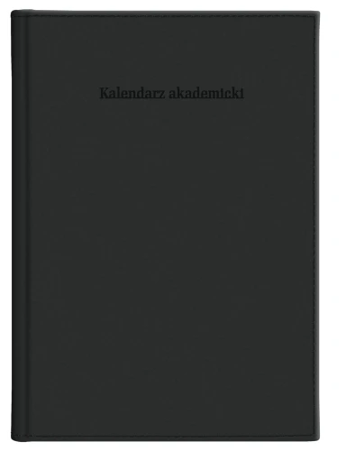 Kalendarz nauczyciela książkowy (terminarz) akademicki Vivella czarny A5 143mm x 204mm Wokół Nas (A5TA071B)