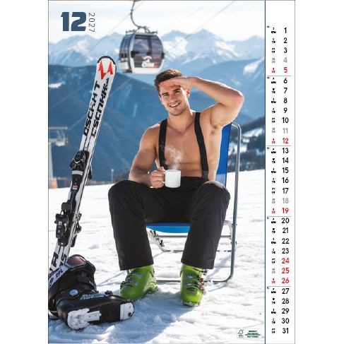 Kalendarz ścienny SPORT&MEN 13 planszowe 315mm x 500mm Jotan (WP158)