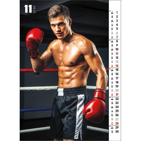 Kalendarz ścienny SPORT&MEN 13 planszowe 315mm x 500mm Jotan (WP158)