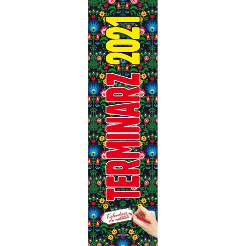 Kalendarz ścienny TERMINARZ wieloplanszowy paskowy 130mm x 460mm Avanti (KP-6)
