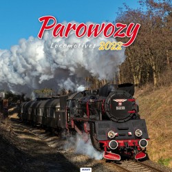 Kalendarz ścienny Parowozy wieloplanszowy 330mm x 330mm Avanti (KD-36)