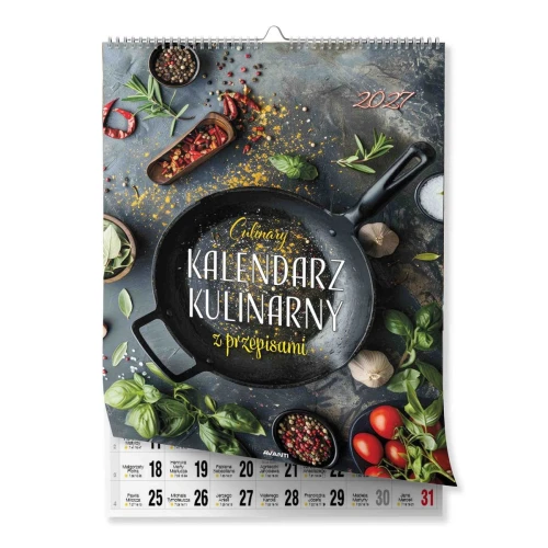 Kalendarz ścienny MAŁY SPIRALA KULINARNY 230mm x 305mm Avanti (KSMS-2)