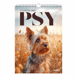 Kalendarz ścienny PSY A3 Press (16 STRON)