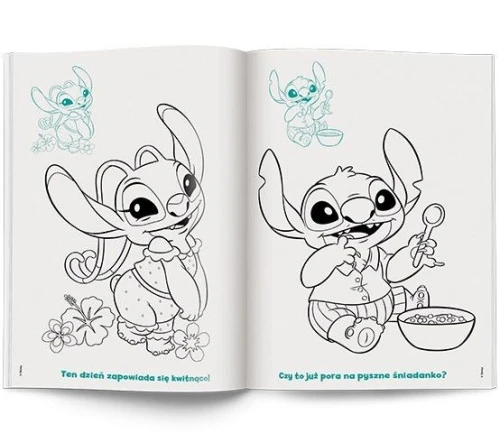 Książka dla dzieci Stitch. Kolorowanka z Naklejkami Ameet (NA 9151)