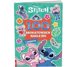 Książka dla dzieci Stitch. 100 Brokatowych Naklejek Ameet (NB 9113)