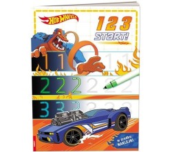Książka dla dzieci Hot Wheels™. 1 2 3 start! Ameet (EH 1602)
