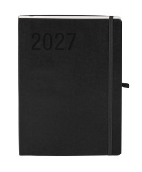 Kalendarz książkowy (terminarz) 2027 IMPRESJA tygodniowy czarny B5 Antra