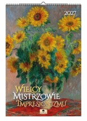 Kalendarz ścienny WIELCY MISTRZOWIE IMPRESJONIZMU 12  KART A3 Avanti (A3 VD 18)