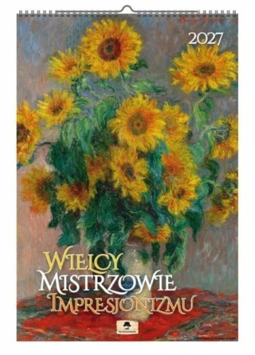 Kalendarz ścienny WIELCY MISTRZOWIE IMPRESJONIZMU 12  KART A3 Avanti (A3 VD 18)