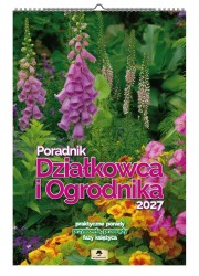 Kalendarz ścienny PORADNIK DZIAŁKOWCA I OGRODNIKA 12  KART 320mm x 470mm Avanti (A3 VD 16)