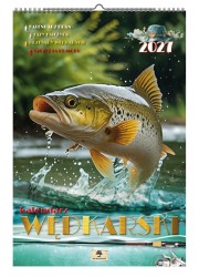 Kalendarz ścienny Wędkarski 12  KART 320mm x 470mm Avanti (A3 V.6)