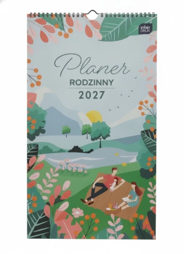 Kalendarz ścienny PLANERY wieloplanszowy 250mm x 430mm Interdruk (RAZEM)