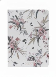 Kalendarz książkowy (terminarz) METALIC BLOSSOM DAILY B5 Interdruk (192)