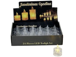 Świecznik świecące tealighty 4x3,5cm Adar (599000)