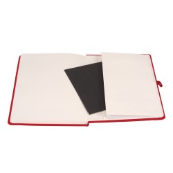 Kalendarz książkowy (terminarz) 2027 MEMOFIX dzienny, czerwony A5 203mm x 142mm Antra (Kal001452)