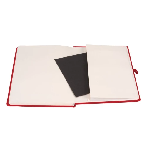 Kalendarz książkowy (terminarz) 2027 MEMOFIX dzienny, czerwony A5 203mm x 142mm Antra (Kal001452)