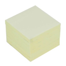 Notes samoprzylepny (karteczki) HOPAX kostka żółty 100k [mm:] 76x76 Stick'n (21911)