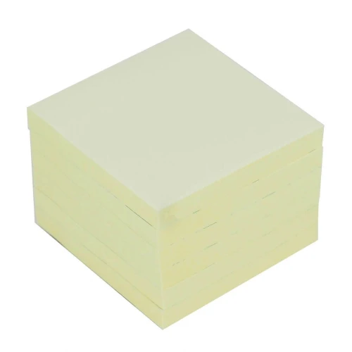 Notes samoprzylepny (karteczki) HOPAX kostka żółty 100k [mm:] 76x76 Stick'n (21911)