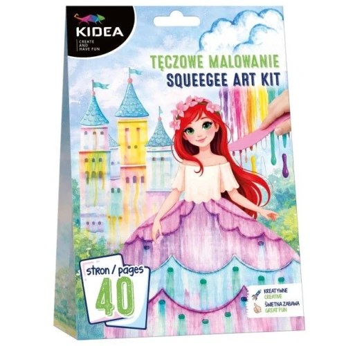 Zestaw kreatywny TĘCZOWE MALOWANIE Kidea (TEMAKA)