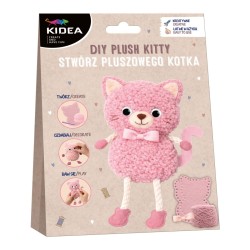 Zestaw kreatywny STWÓRZ PLUSZOWEGO KOTKA Kidea (SPLKKA)